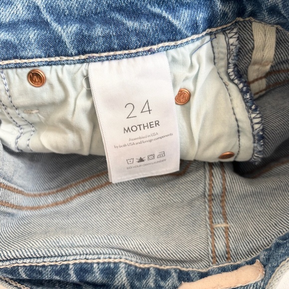 Mother the Stunner Ankle Fray Jeans in Crate Digger - Picture 6 of 7